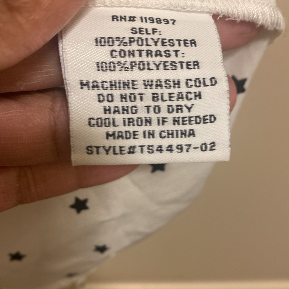 Collective Concepts black and white beautiful star blouse - Picture 7 of 7